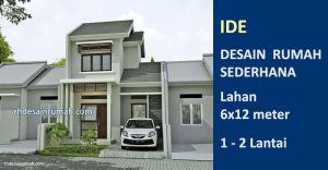 Read more about the article Desain Rumah Sederhana 6×12 Meter Minimalis