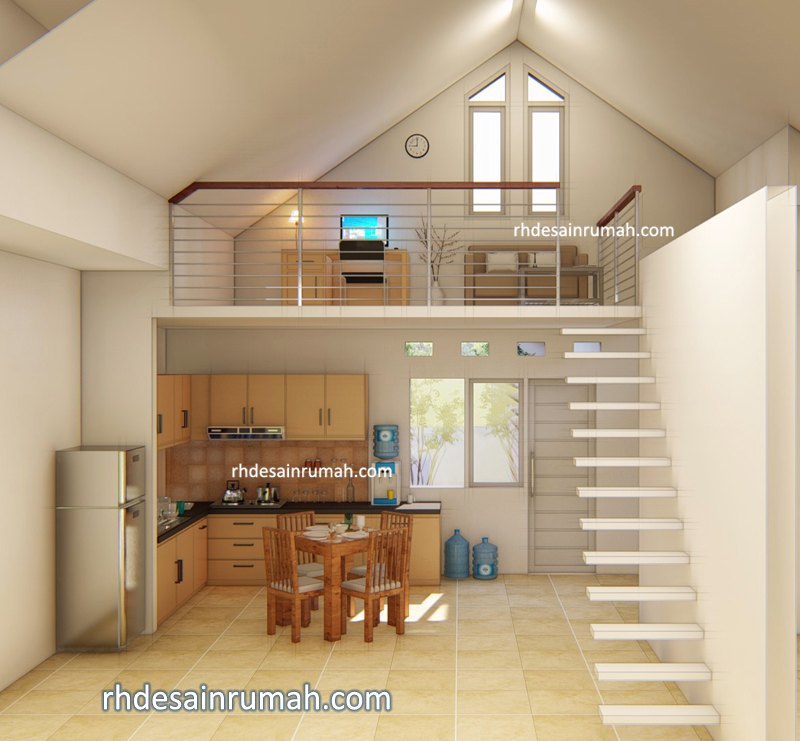 Contoh hasil jasa desain interior rumah untuk mezanin