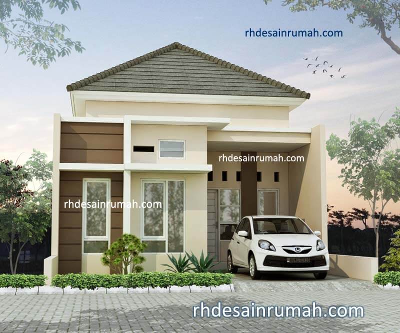 Read more about the article Desain Rumah 1 lantai Warna Krem