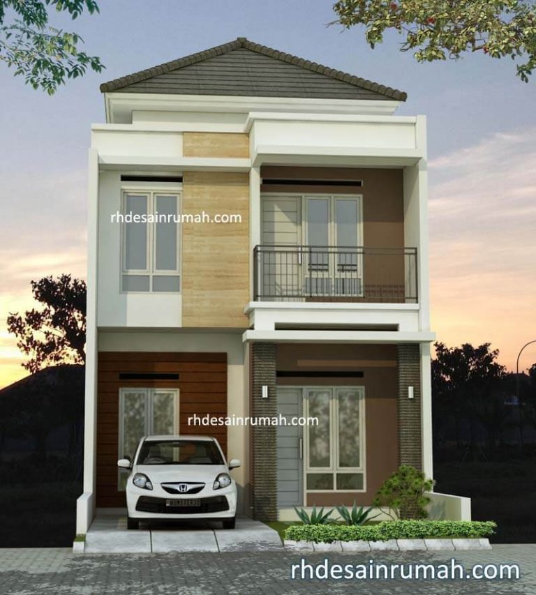 Desain Rumah Minimalis 6x12 Tampak Depan , Contoh Fasade